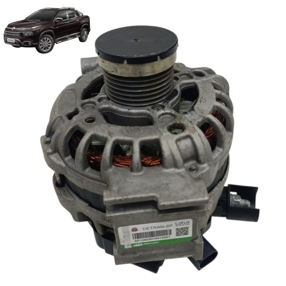 Alternador fiat toro 1.8 2021 2020 2019 2018 2017