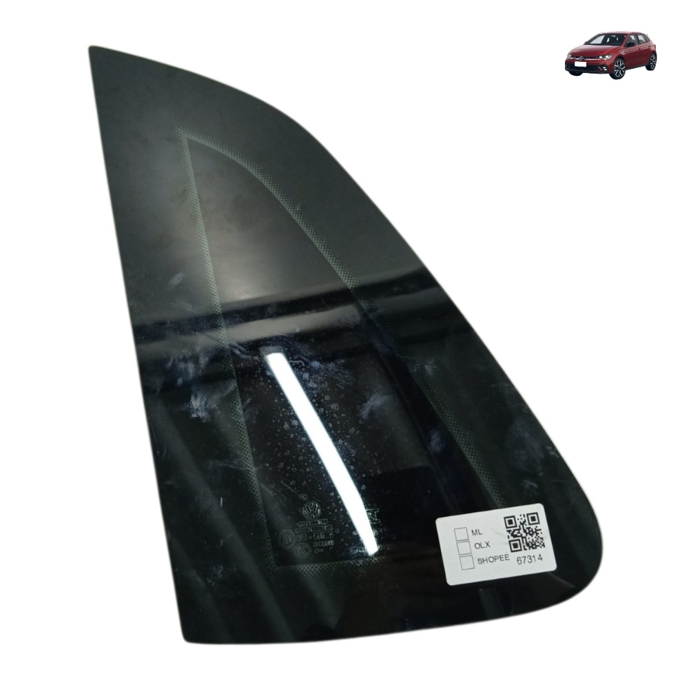 Vidro Fixo Traseiro Esquerdo Vw Polo 2026 2025 2024 2023