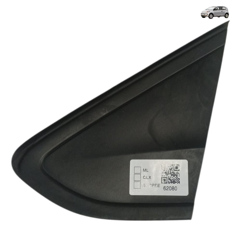 Acabamento Esquerdo Paralama Retrovisor Vw Up 2014 2015 2016 Preto