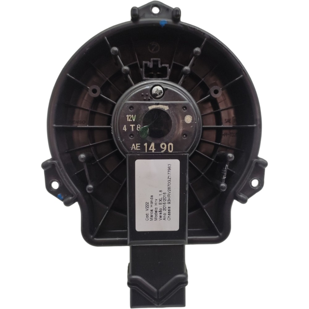 Motor Ventoinha Caixa Ar Forçado Honda Hrv 2016 2017 2018 3