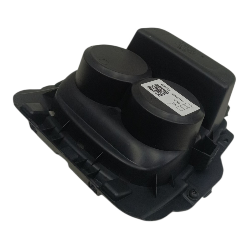 Moldura Porta Copo Console Peugeot 208 2014 2015 2016 Preto 3