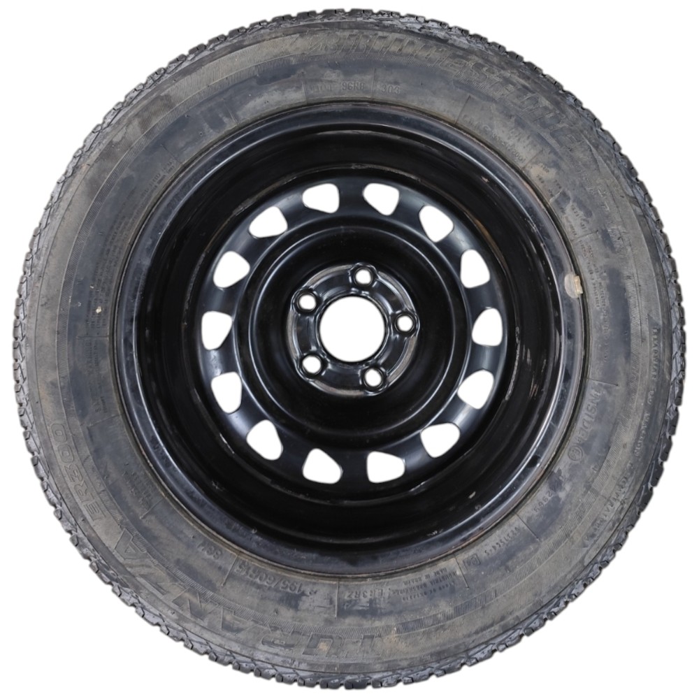 Roda Ferro Estepe Aro 15 5×110 Gm Vectra 2011 2010 2009 2008 Preto 4