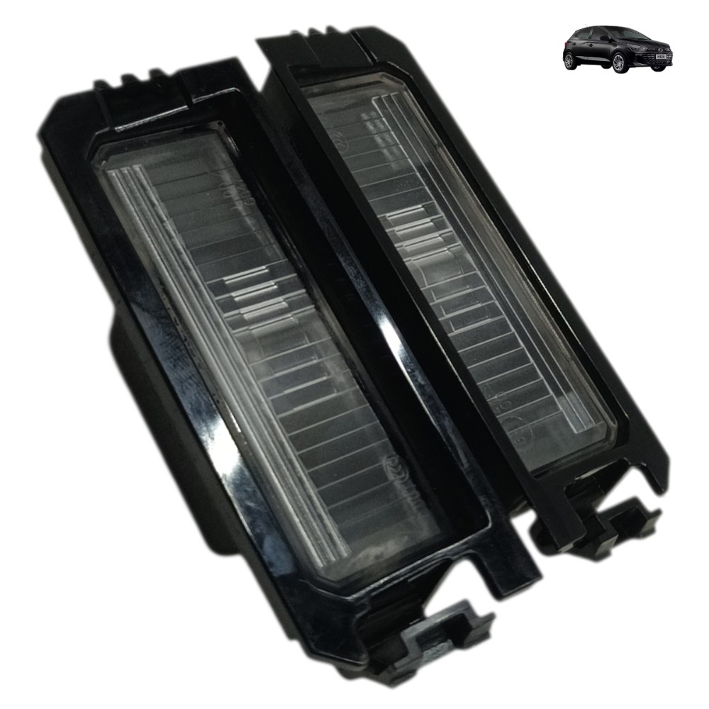 Par luz placa traseira Hyundai HB20 hatch 2020 2021 2022 23