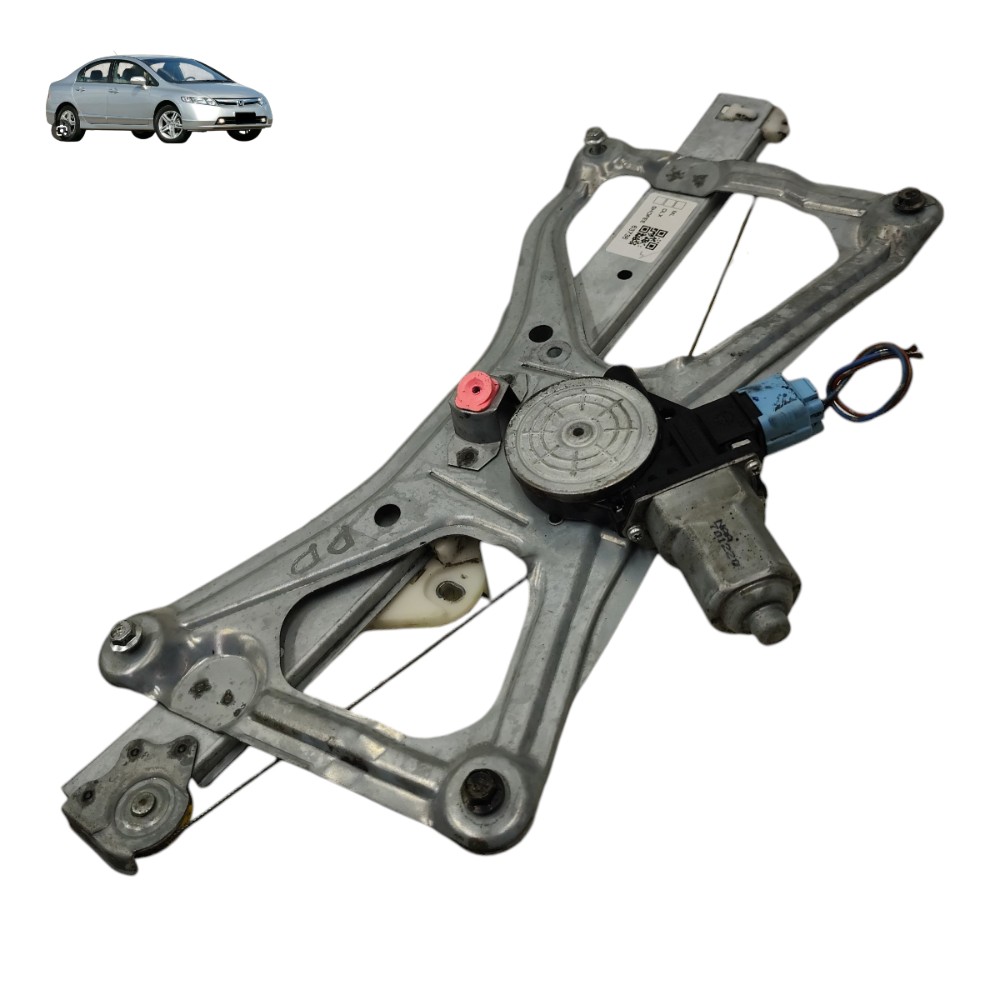 Maquina Vidro Dianteira Direita Honda Civic 2007 2008 2009 1