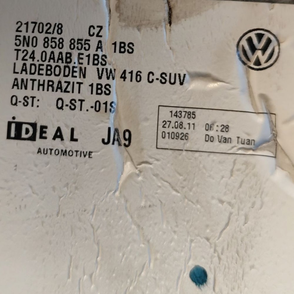 Forro Tampão Porta Malas Vw Tiguan 2011 2012 2013 2014 2015 7
