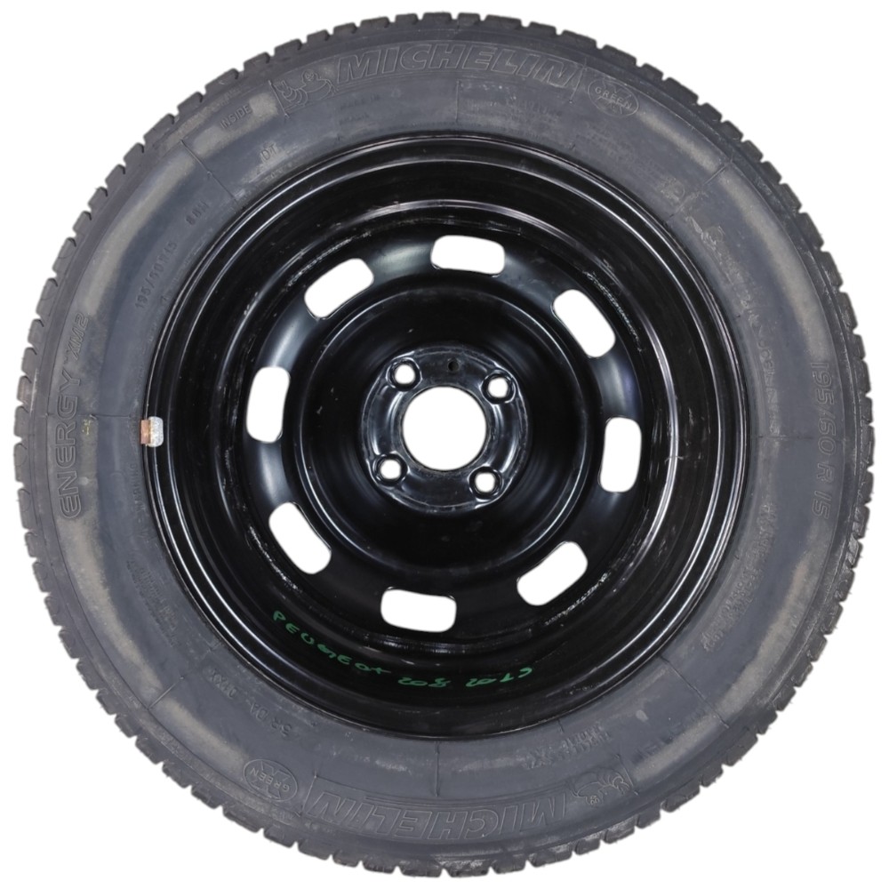 Roda ferro estepe aro 15 4×108 Peugeot 208 2014 2015 2016 17 4