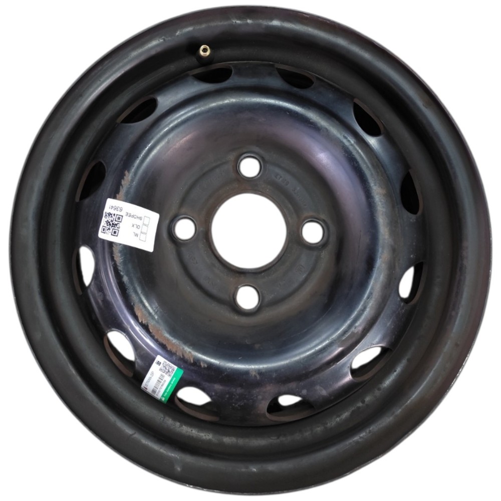 Roda ferro aro 13 4×100 linha gm Chevrolet corsa celta
