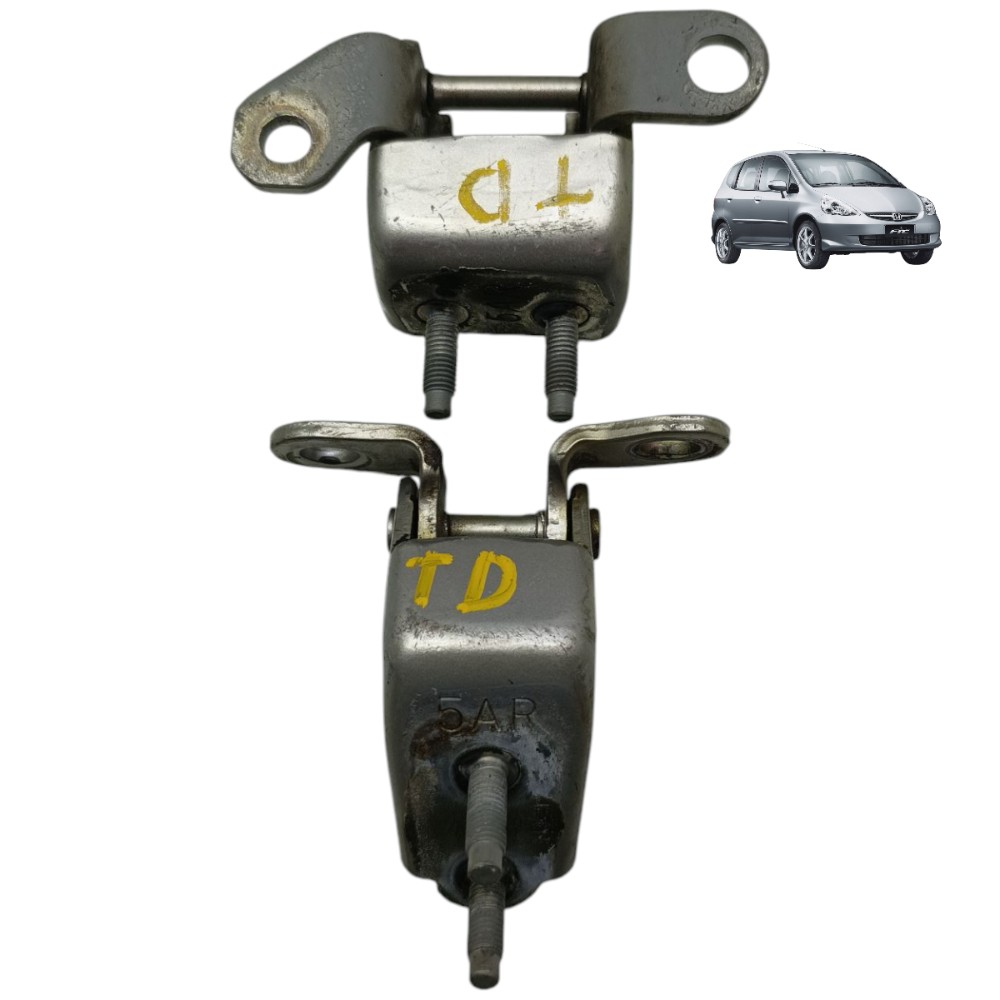Par Dobradiça Porta Traseira Direita Honda Fit 2004 Á 2008 1