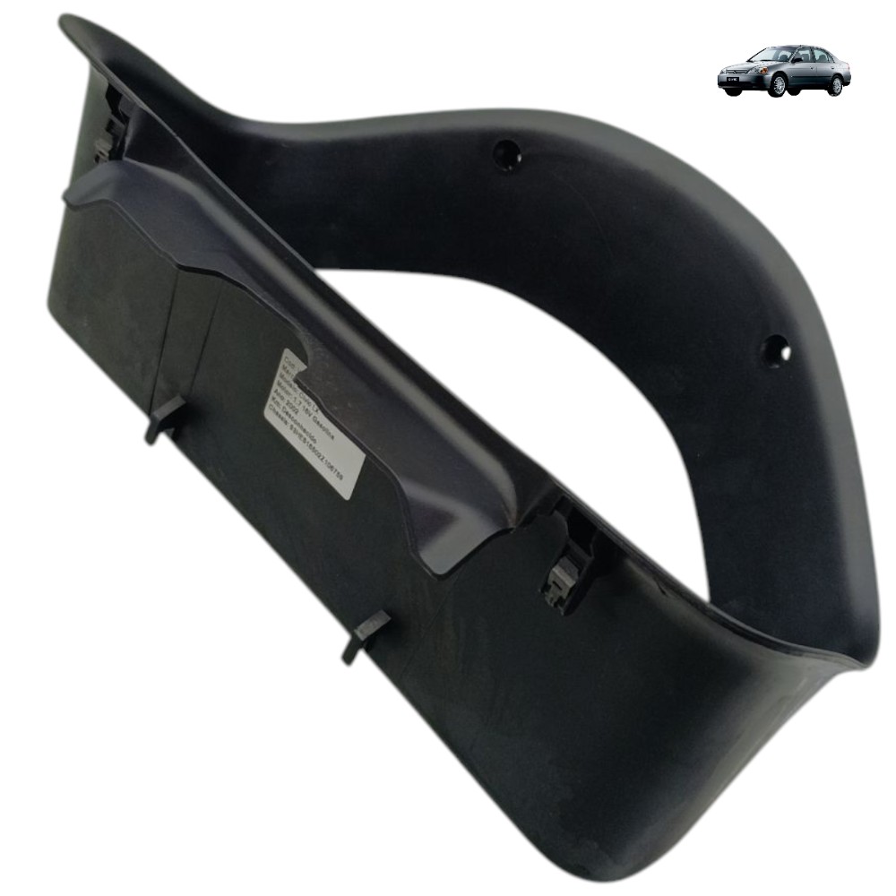 Acabamento Painel Instrumentos Honda Civic G7 2001 2002 2003 Preto Moldado 1