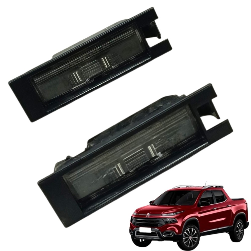 Par luz placa traseira Fiat toro 2019 2020 2021 2022 2023