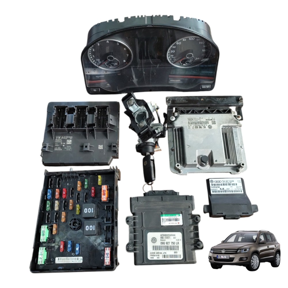 Kit code módulo injeção VW Tiguan 2.0 TSI 2012 06j906026ct 1