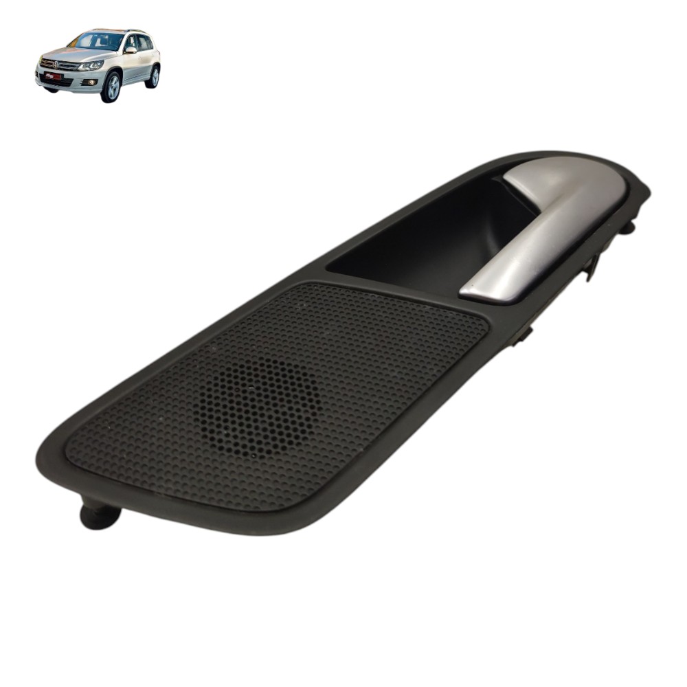 Maçaneta Interna Traseira Direita Vw Tiguan 2011 2012 2013 Preto Traseira 1