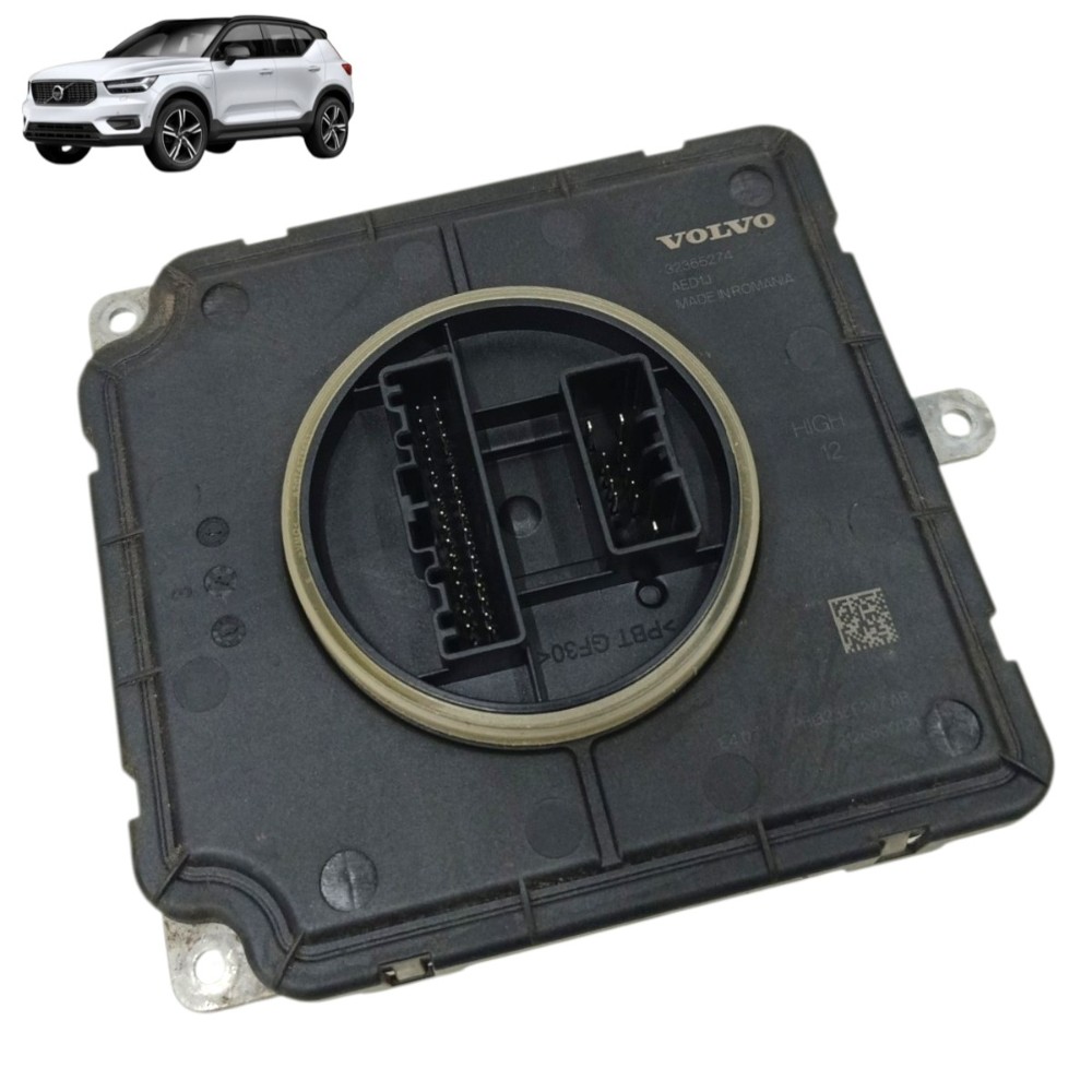Módulo reator farol direito volvo cx40 t5 híbrido 2022 2021