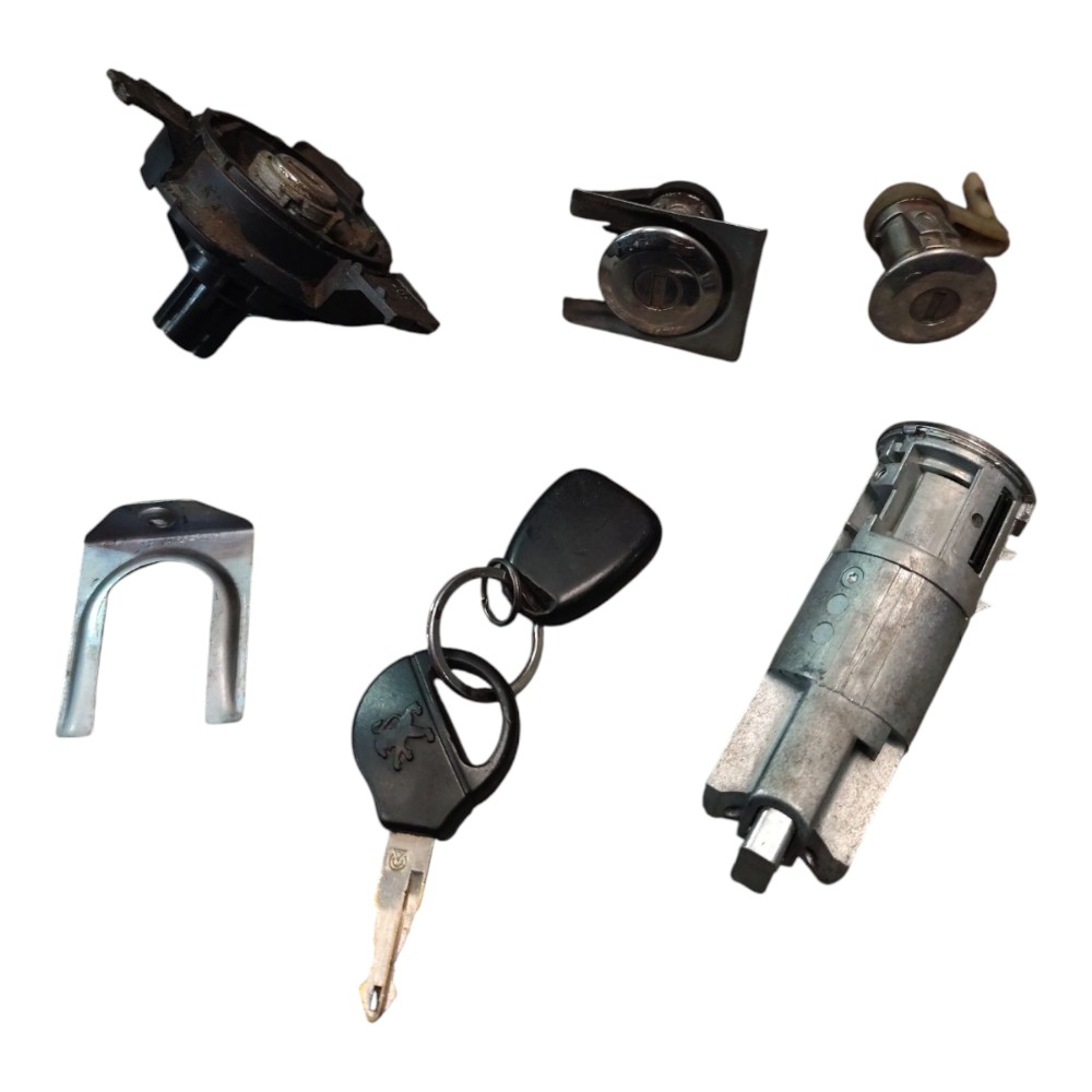 Kit Miolo Cilindro Chave Peugeot 206 2006 2007 2008 2009 2