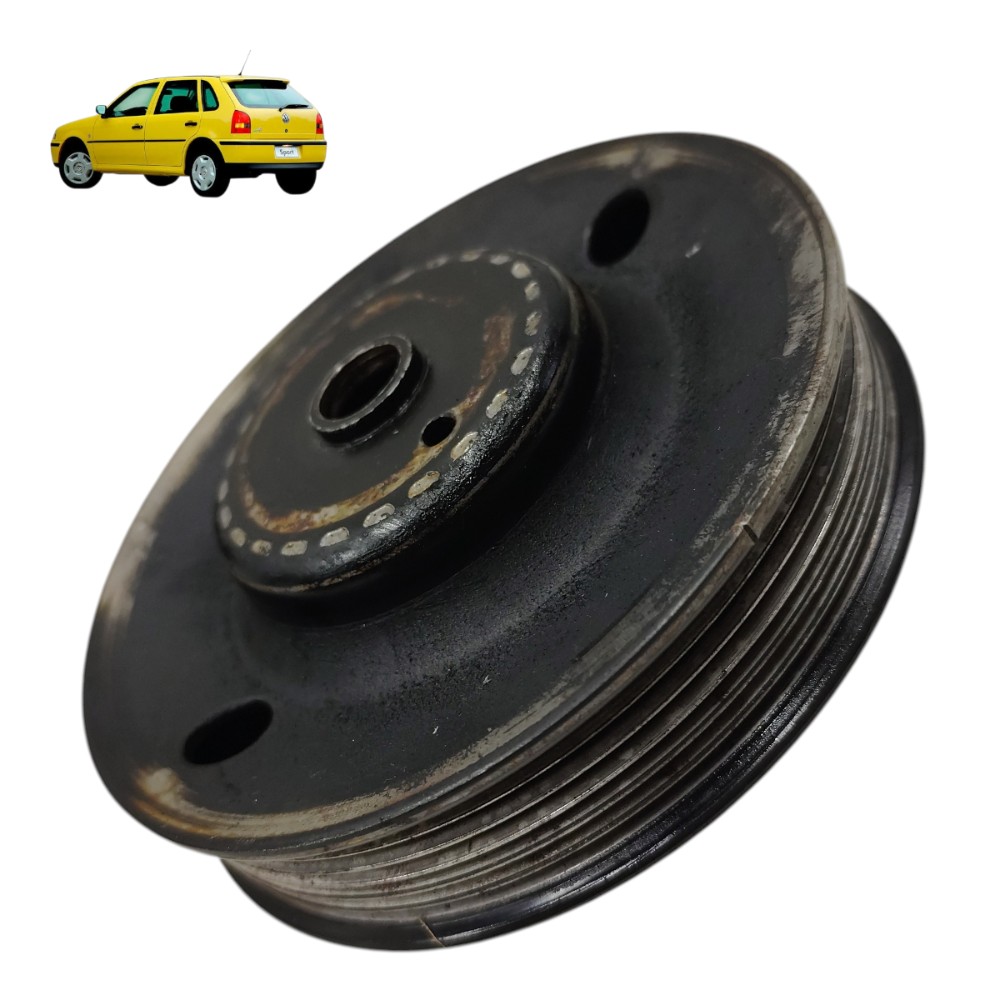Polia virabrequim VW Gol 1.0 16v 2000 2001 2002 2003 2004 1