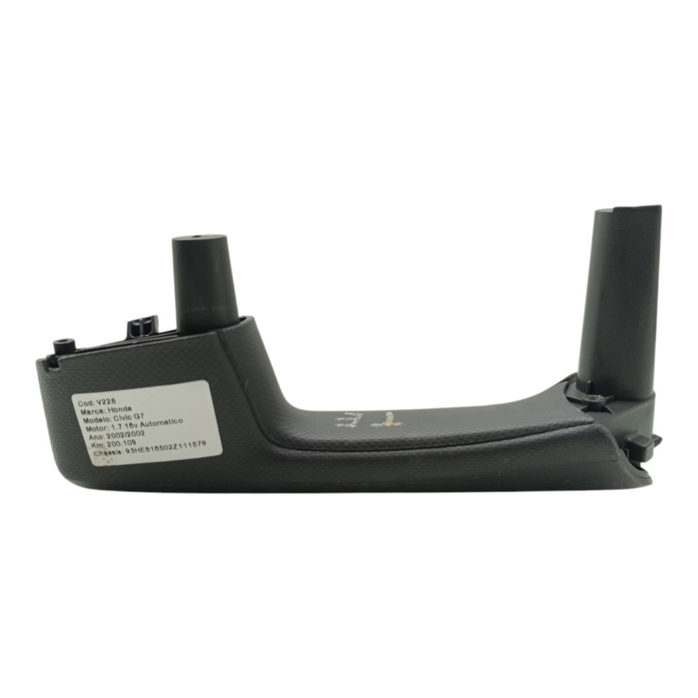 Puxador Porta Traseira Esquerda Honda Civic G7 2001 02 03 04 Cinza Traseira 3