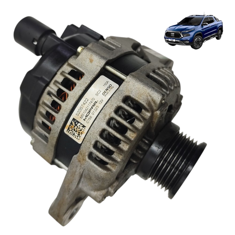 Alternador Fiat toro Commander Compass 2.0 diesel 2025 2024 1