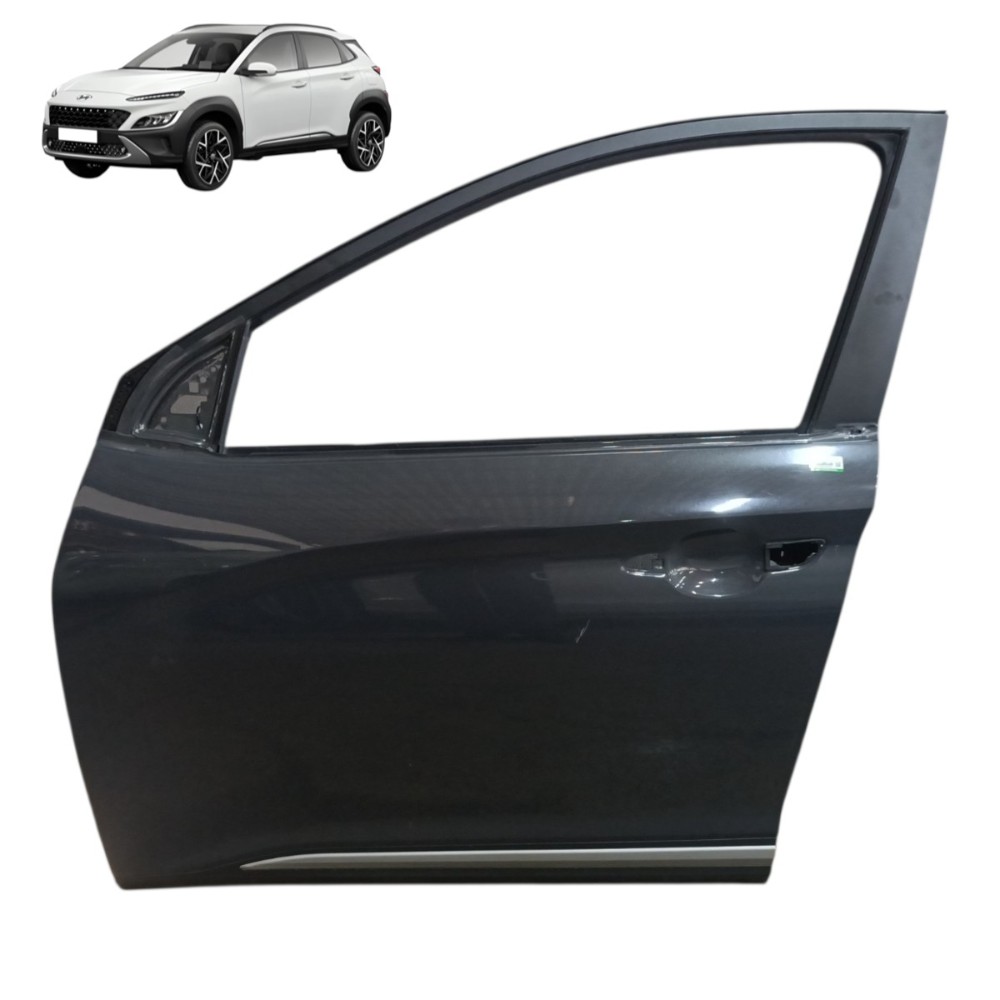 Porta Dianteira Esquerda Hyundai Kona 2023 2024 Dianteira Esquerda Cinza