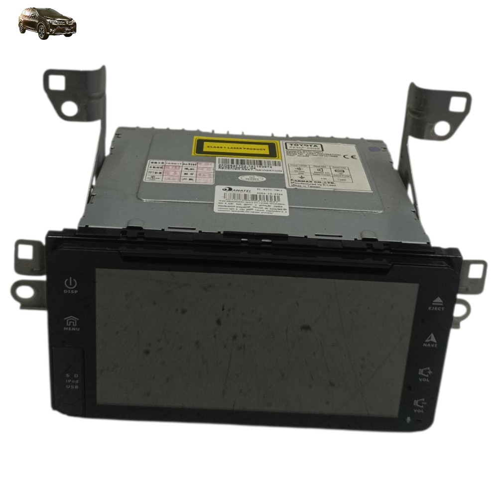 Tela Multimídia Toyota Rav4 2016 2015 2014 2013 Pz36000102 Preto