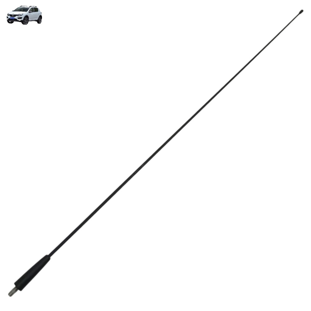 Antena Tetô Renault Sandero Stepway 2016 2017 2018 Preto