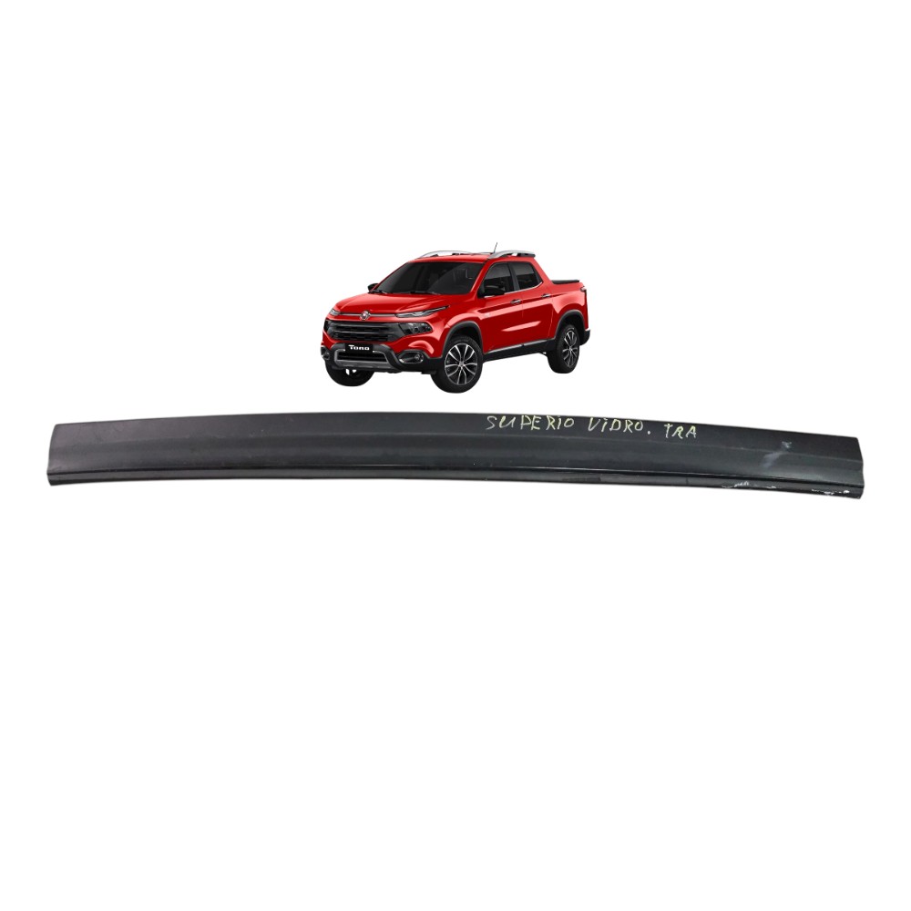 Acabamento superior vigia traseiro Fiat toro 2018 2019 2020 1