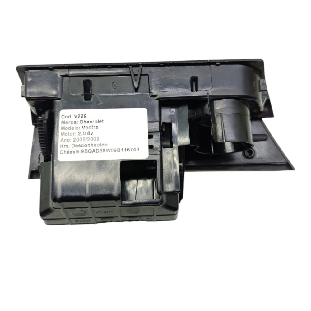 Cinzeiro Charcoal Console Gm Vectra 2007 2008 2009 2010 2011 3