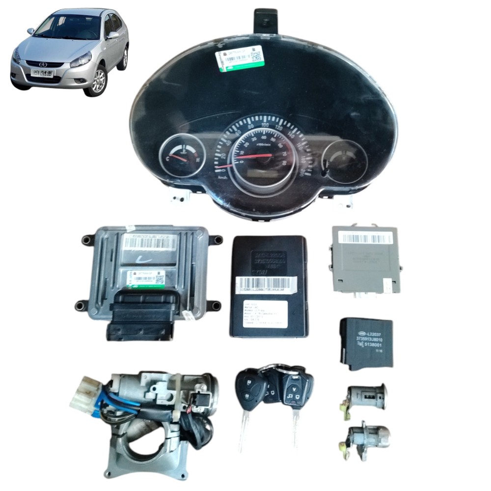 Kit Code Módulo Injeção Jac J3 1.4 Gasolina Manual 2011 2012 1