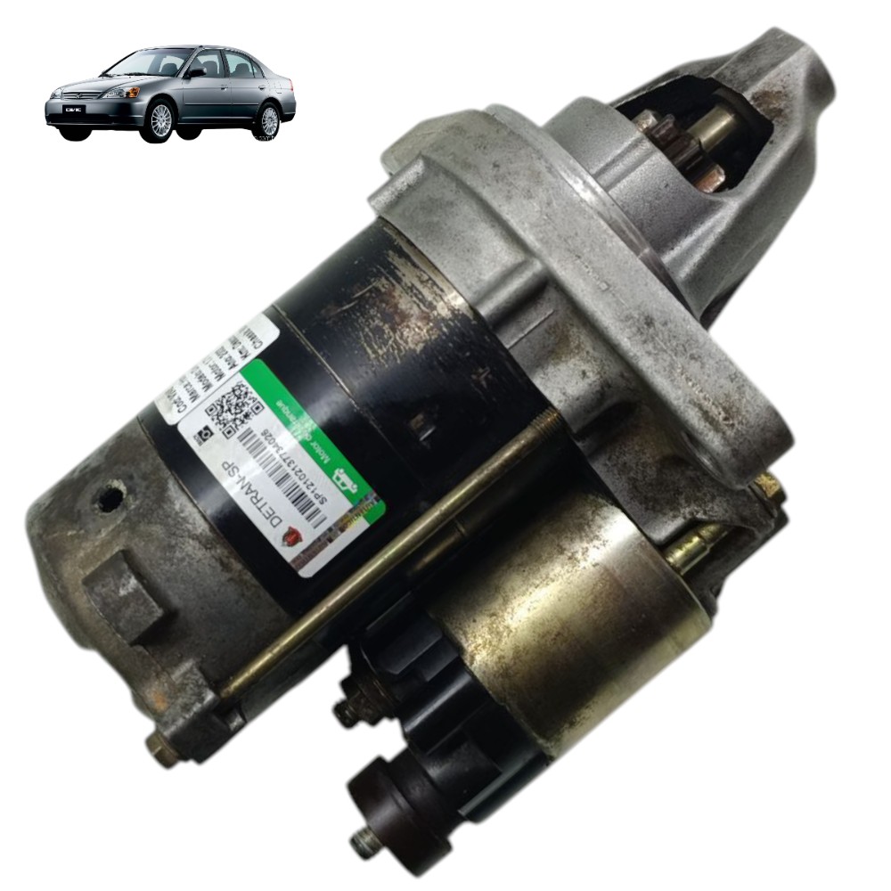 Motor Arranque Partida Honda Civic 1.7 Aut 2001 2002 2003 04 1
