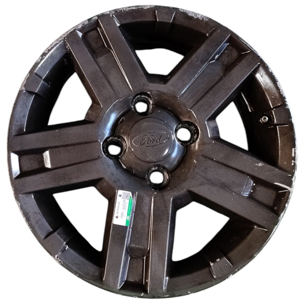 Jogo Roda Aro 15 4×108 Ford Ecosport Com Riscos 5 Unidades Cinza-escuro 6