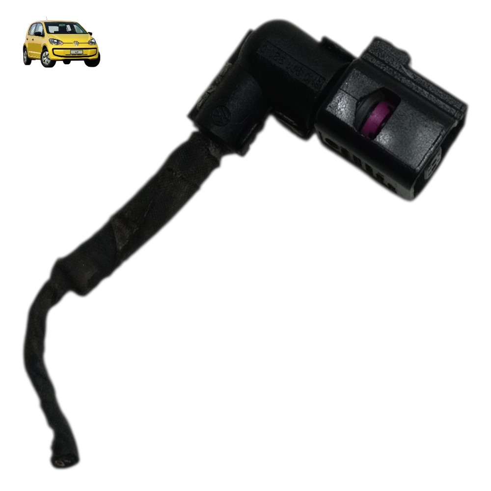 Plug conector fechadura capô vw up 2015 2016 2017 2018 2019 1