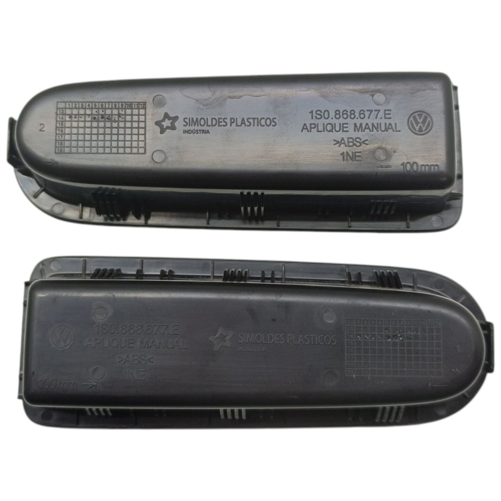 Par Puxador Interno Porta Vw Up 2013 2014 2015 2016 2017 Preto 4