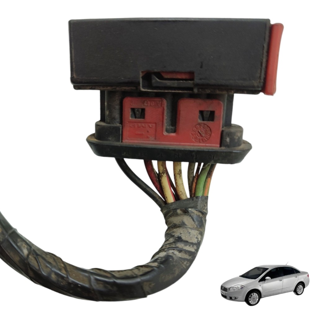 Chicote conector relé bomba combustível Fiat Linea 2010 2011 1
