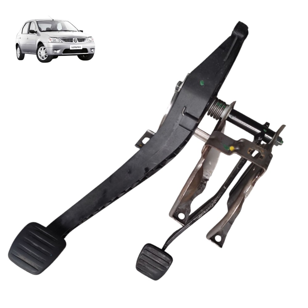 Pedaleira pedal freio embreagem Renault Logan 1.0 16v 2009 1