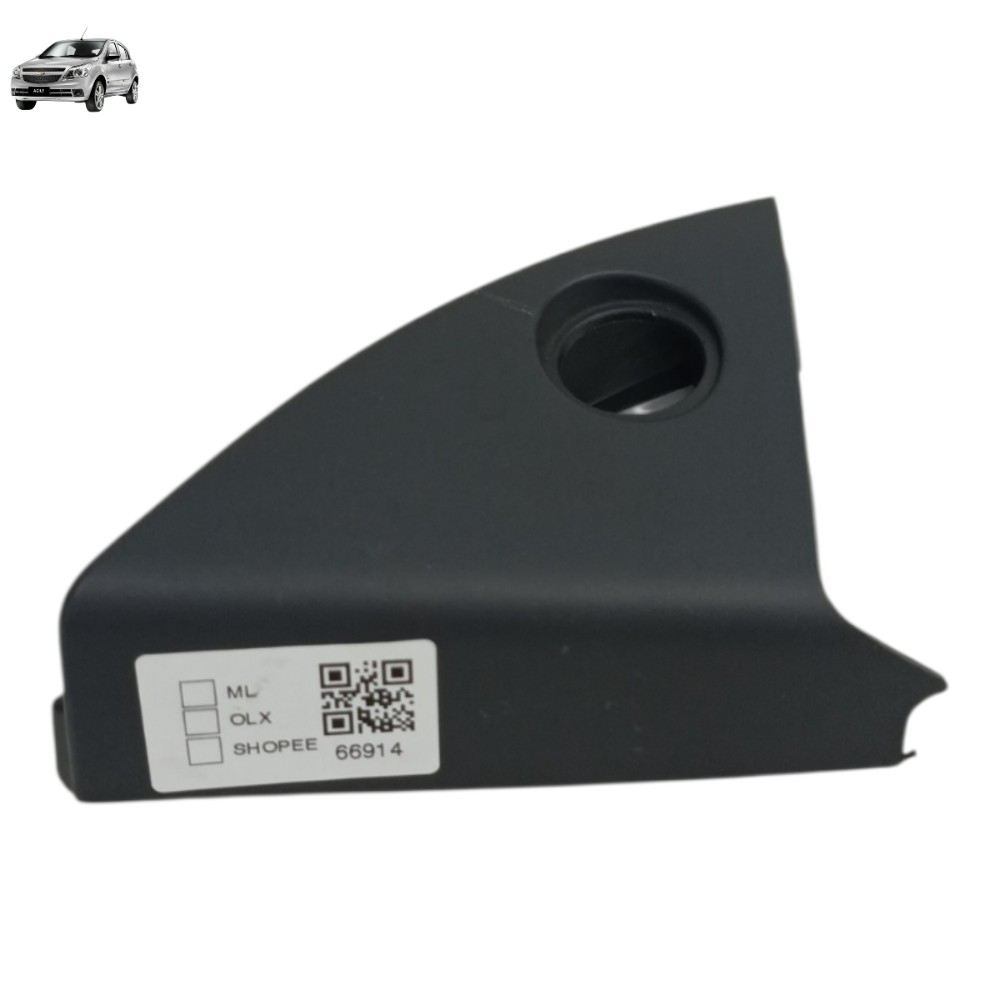 Moldura Interna Retrovisor Direito Gm Agile Montana 2012 Preto
