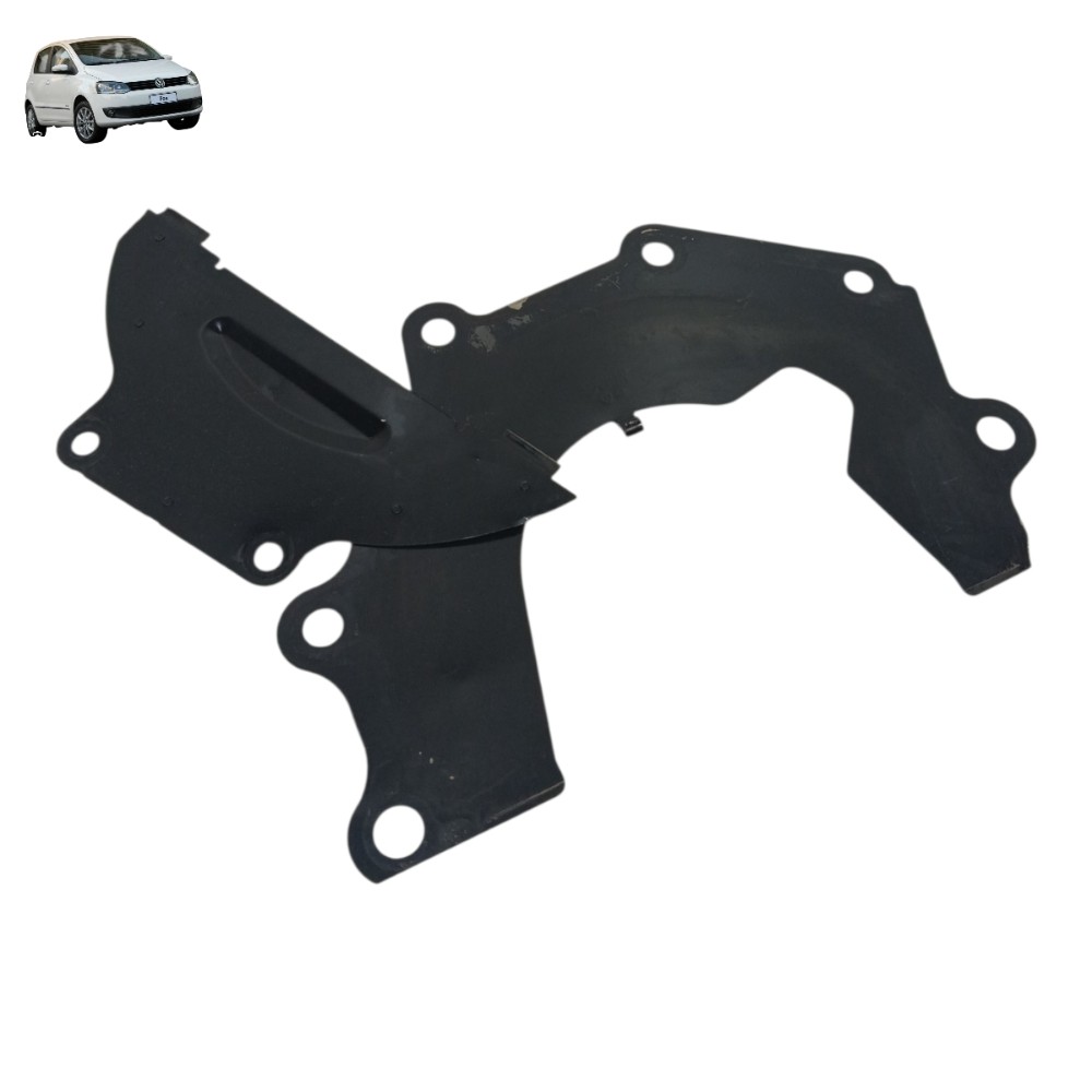 Par Chapa Defletor Motor Câmbio Vw Fox 1.0 2014 2013 2012