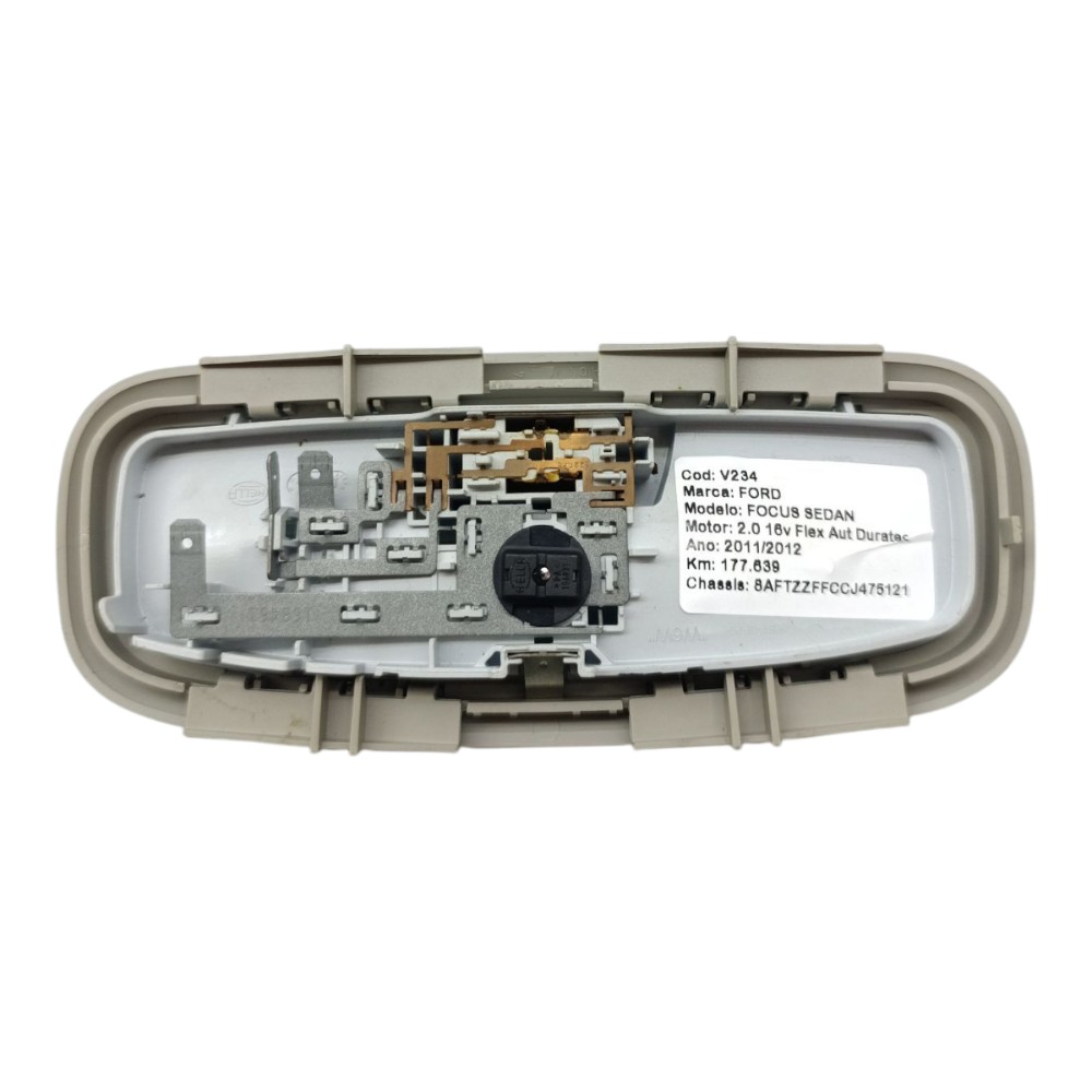Luz Teto Cortesia Traseira Ford Focus Sedan 2010 2011 2012 2