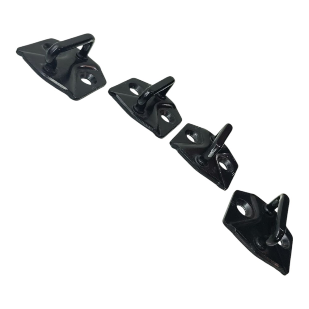 Jogo Batente Trinco Porta Volvo S60 T4 2011 2012 2013 2014 Preto 3