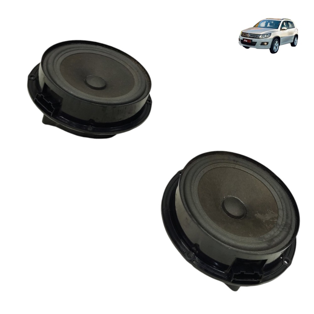 Par Alto Falante Porta Traseira Vw Tiguan 2011 2012 2013 1