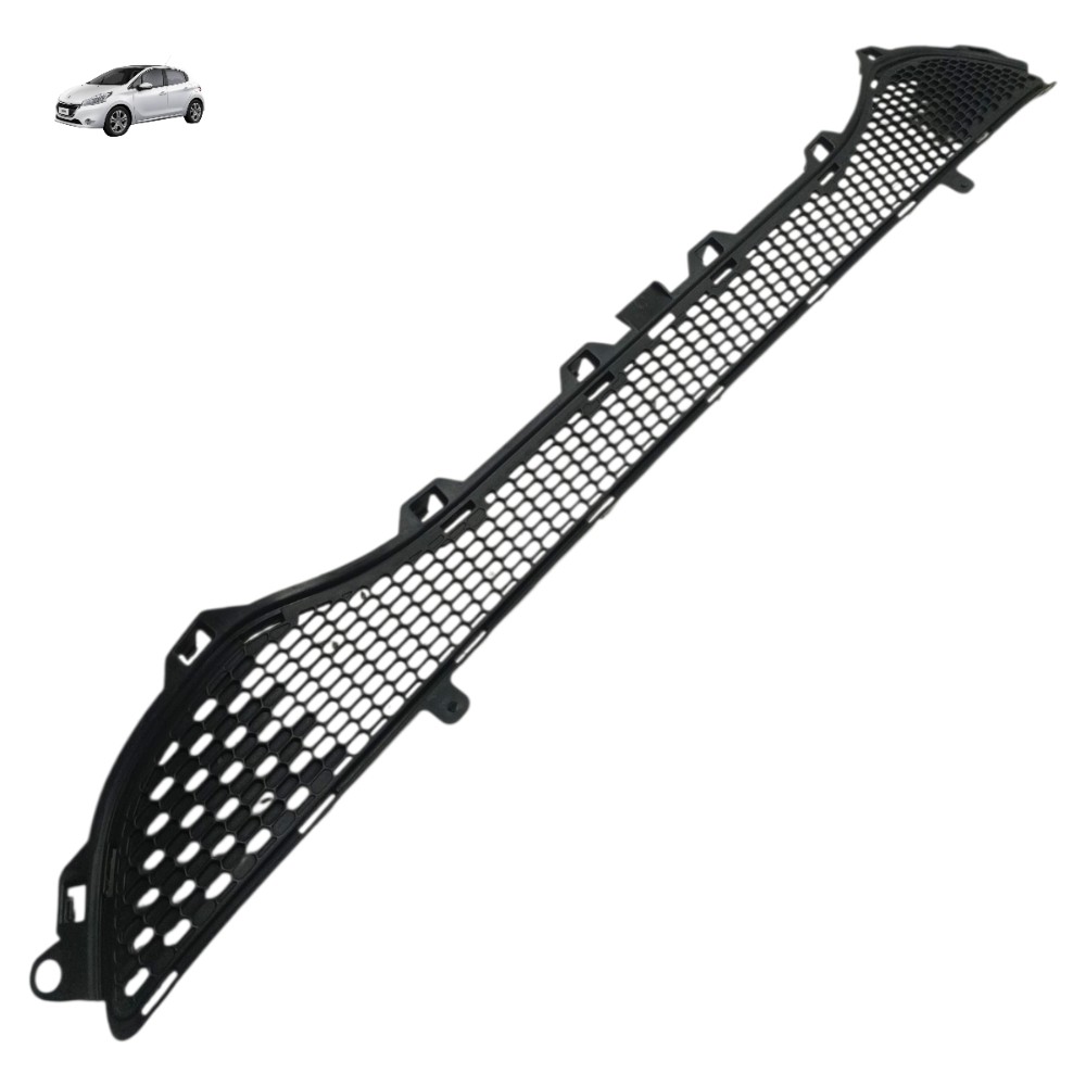 Grade Inferior Parachoque Dianteiro Peugeot 208 2014 2015 16 Preto 1