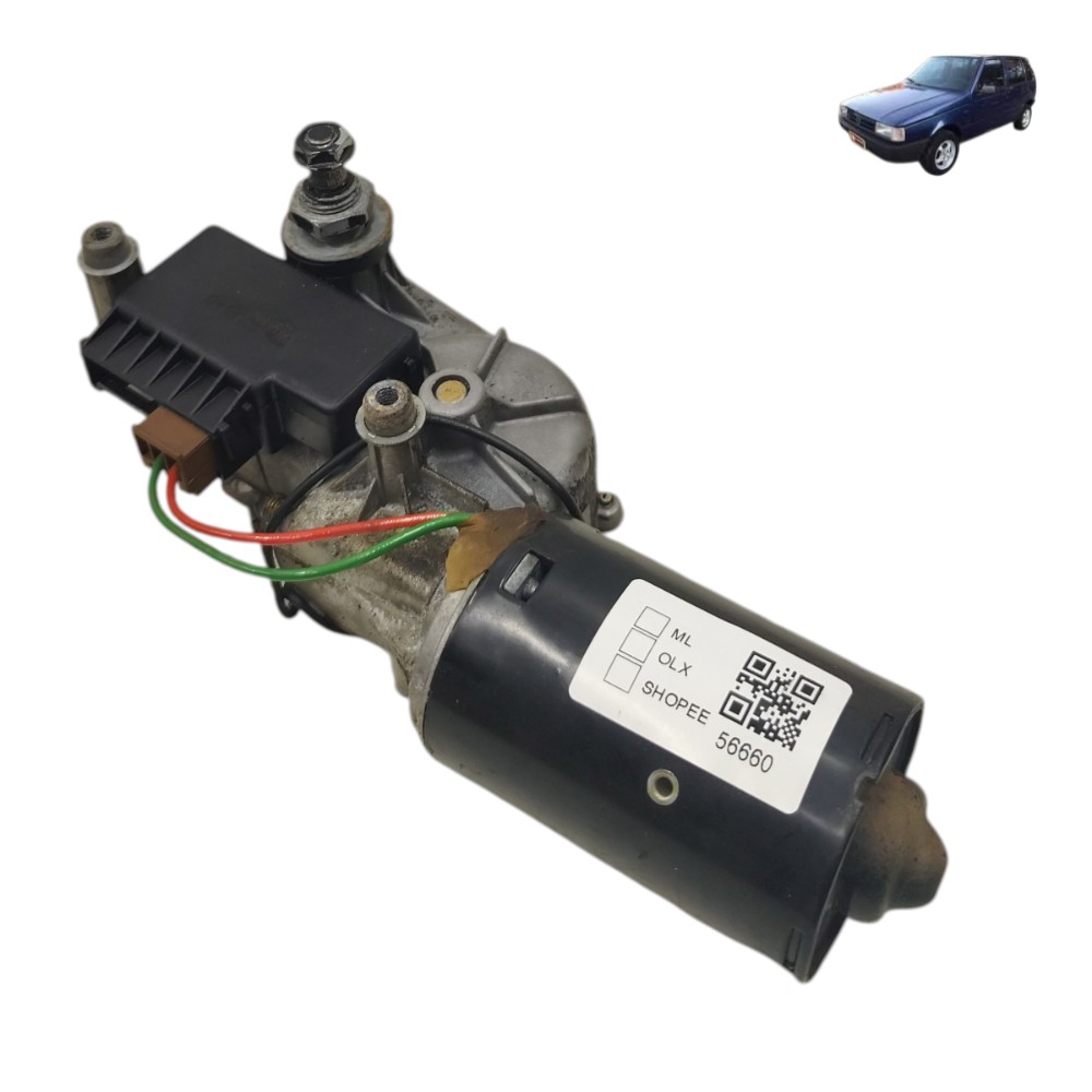 Motor limpador parabrisa Fiat Uno 1994 1995 1996 1997 1998 1
