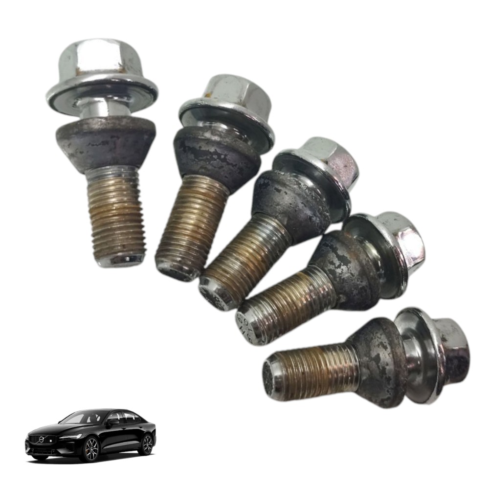 Jogo Parafuso Roda Chave 19 Volvo S60 T4 2011 5 Unidades