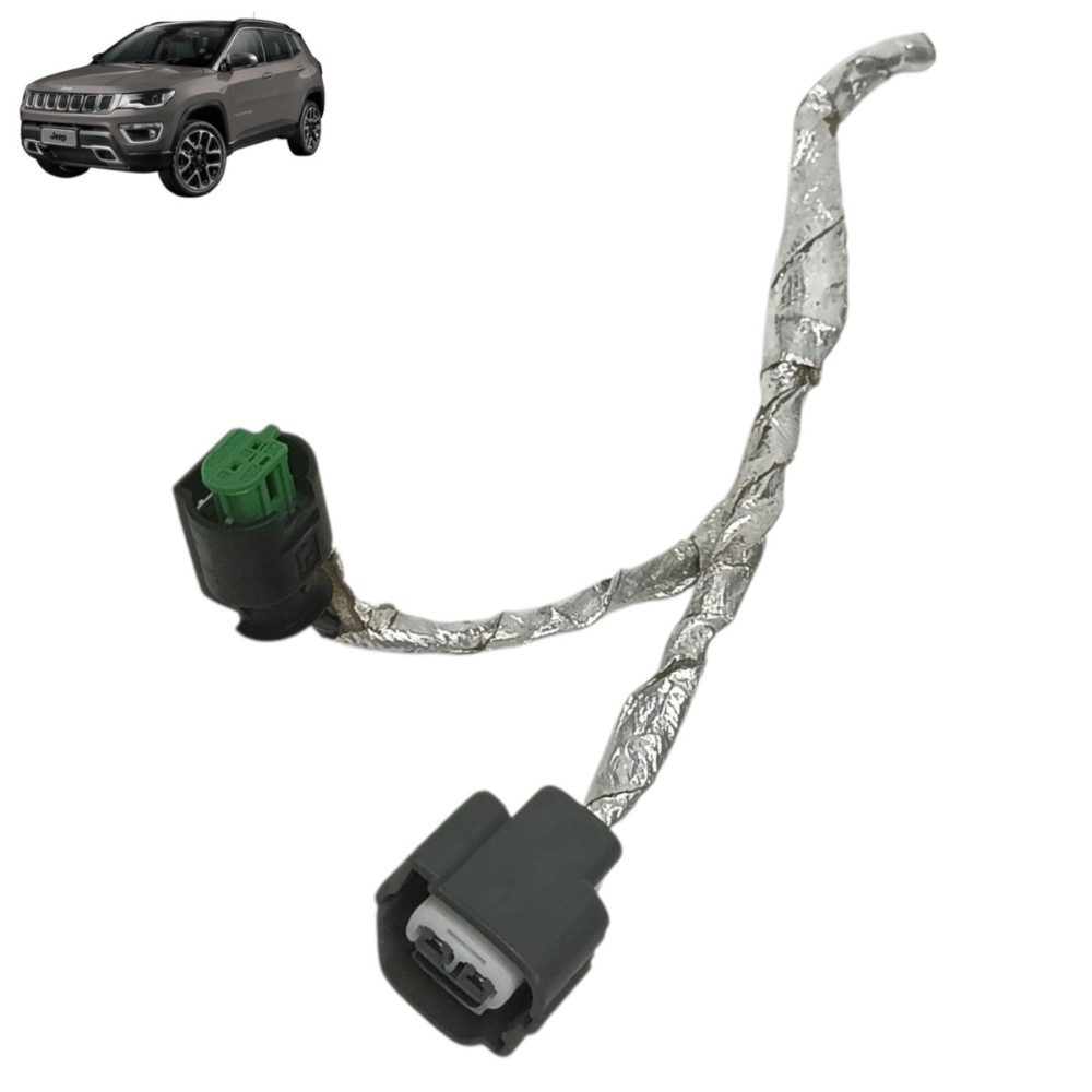 Par Plug Conector Compressor Ar Jeep Compass 2.0 Flex 2020