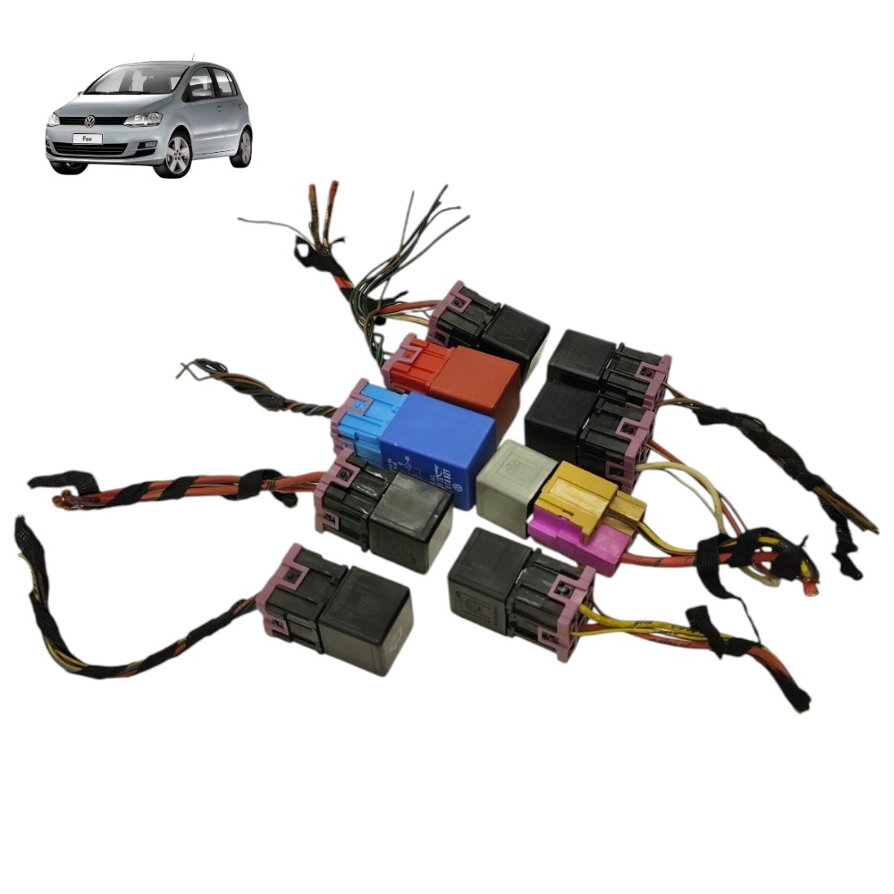 Jogo Rele Fusível Vw Fox 1.0 Flex 2006 2007 2008 2009 2010 1
