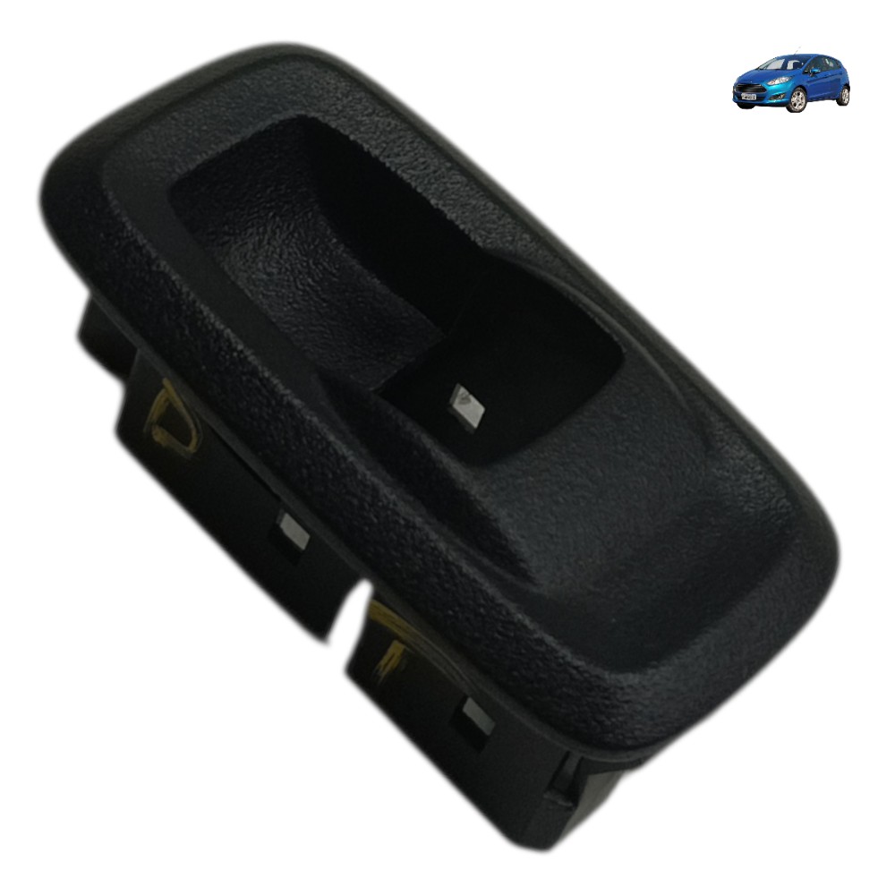 Moldura Botão Vidro Elétrico Traseiro Ford New Fiesta 2014 1