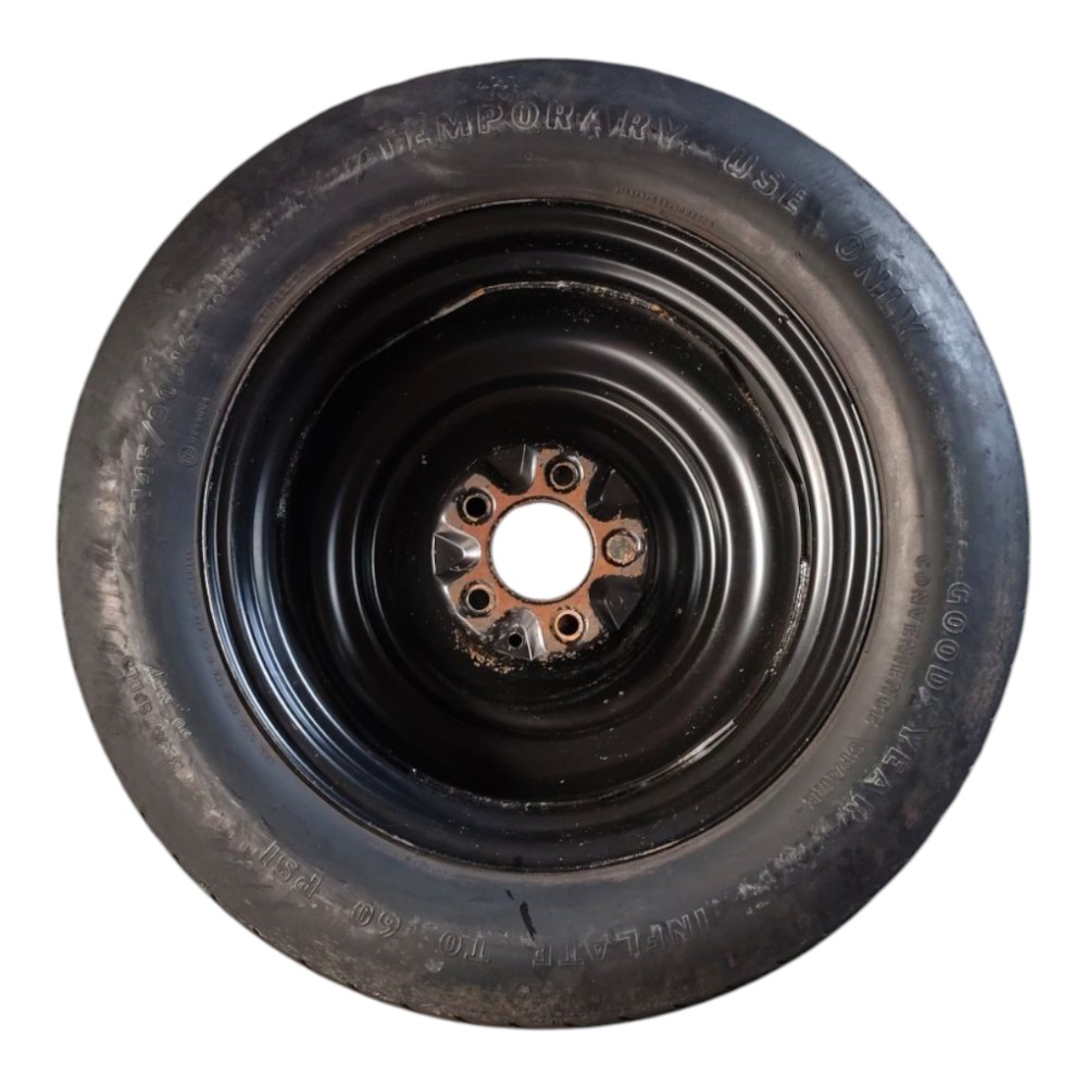 Roda Estepe Ferro Aro 16 Chrysler Grand Caravan 98 1999 2000 Preto 4