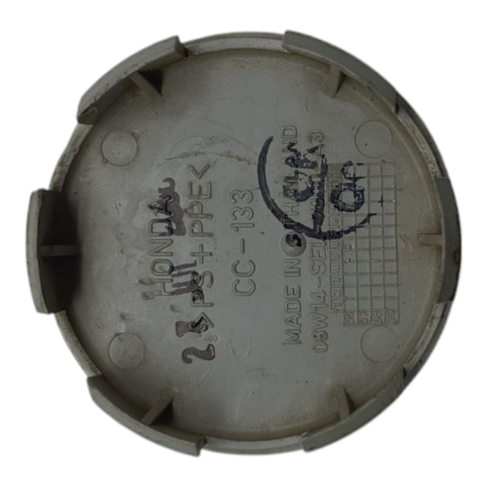 Calotinha Roda Honda Fit 2004 2005 2006 2007 2008 Prata 2
