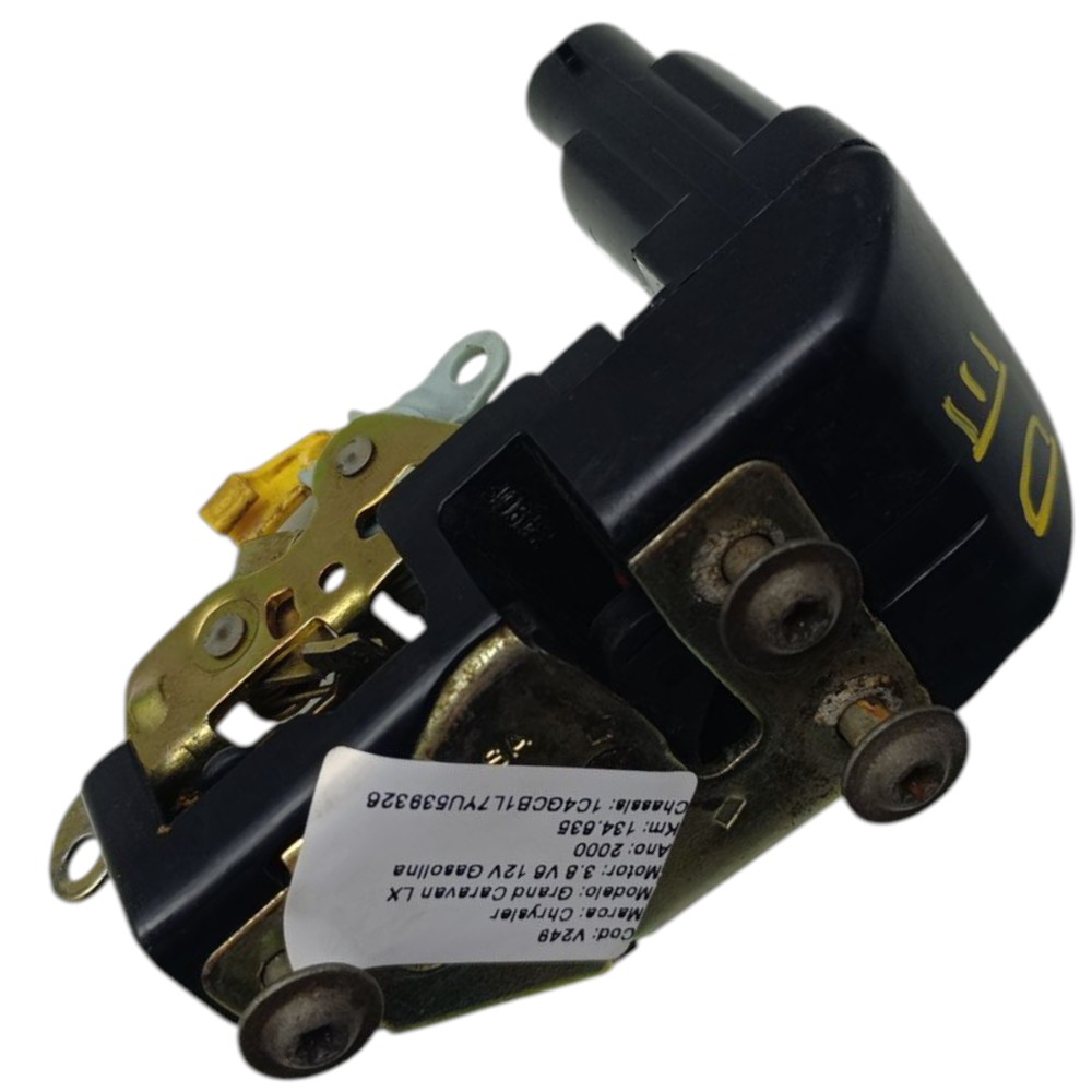 Fechadura Porta Dianteira Esquerda Chrysler Caravan 1999 00 3