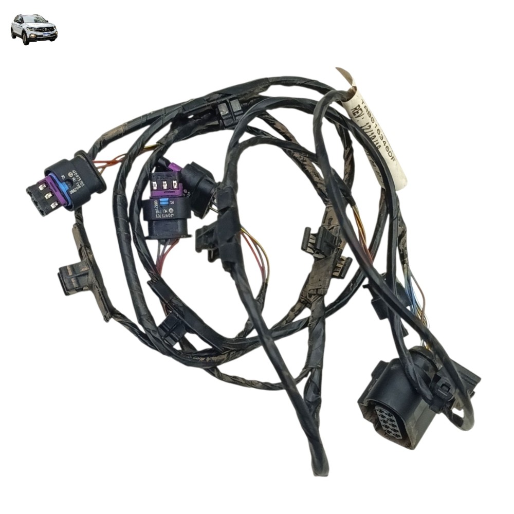 Chicote sensor estacionamento VW TCross 2021 2022 2023 2024