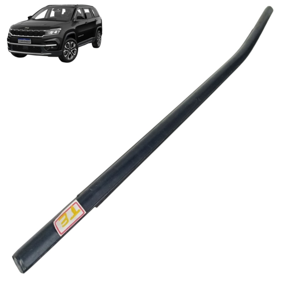 Pestana Externa Traseira Esquerda Jeep Compass 2019 2020 Preto