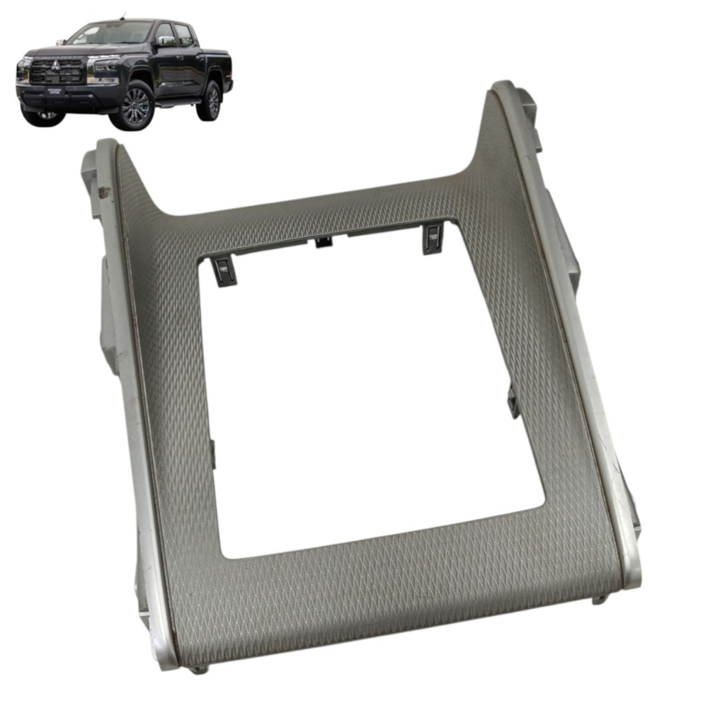Acabamento Alavanca Cambio Console Mitsubishi L200 Triton 24 Cinza